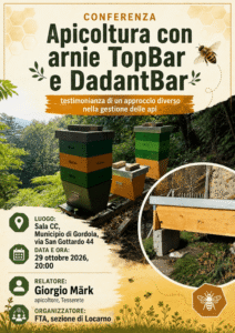 Conferenza Apicoltura con arnie TopBar e DadantBar - Giorgio Märk